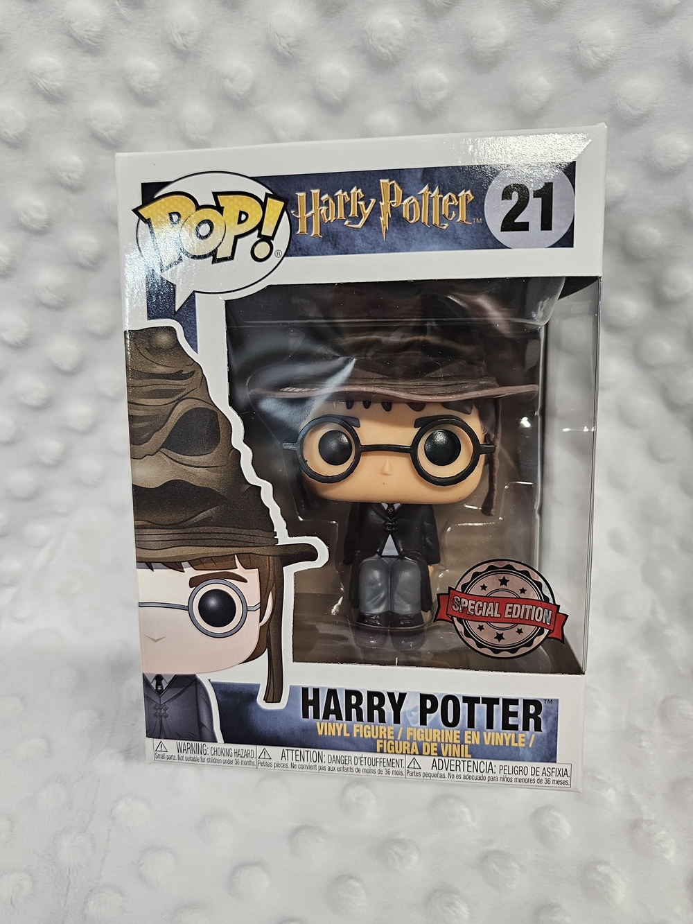 Funko Pop! Harry Potter Vinyl Figure with Sorting Hat - Brown, Black, Tan